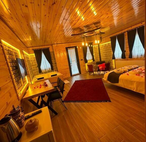 غرفة ديلوكس مزودة بشرفة, Ria Süit Otel Bungalov