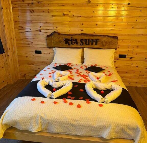 غرفة ديلوكس مزودة بشرفة, Ria Süit Otel Bungalov