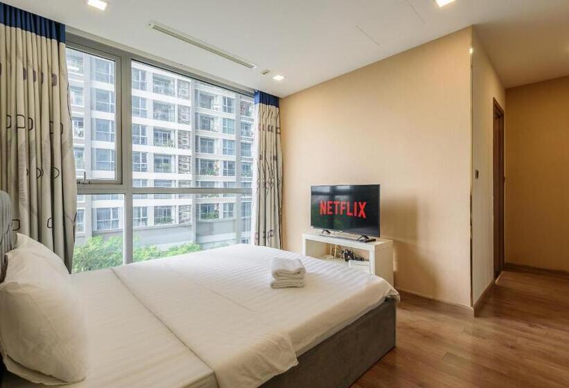 آپارتمان لوکس 1 خوابه, Landmark Vinhomes Christine Apartment