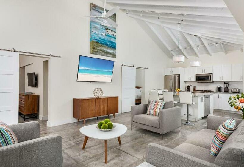 ویلای یک اتاق خوابه با استخر شنا, The Oasis At Grace Bay