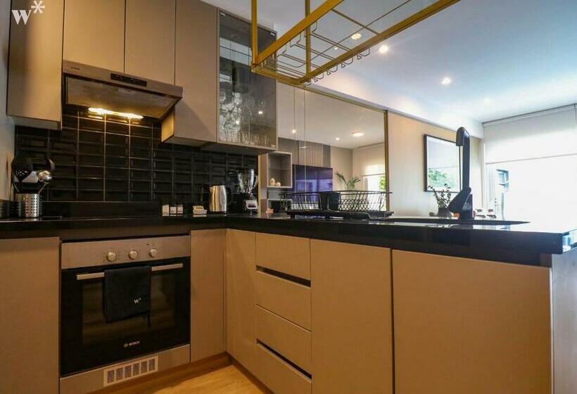 バルコニー付き１ベッドルームアパートメント, Morada By Wynwood House