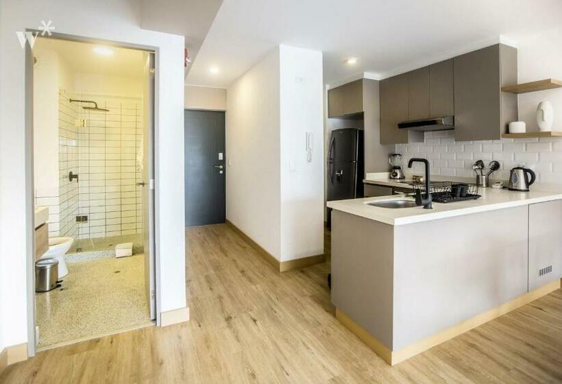 庭の見える１ベッドルームアパートメント, Morada By Wynwood House