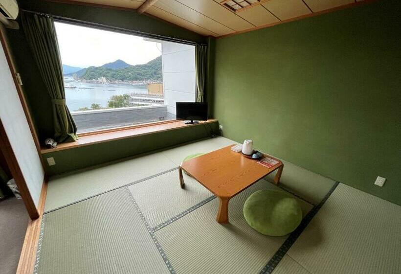 اتاق سوپریور با چشم‌انداز دریا, 伊豆三津浜国際旅館しおさい
