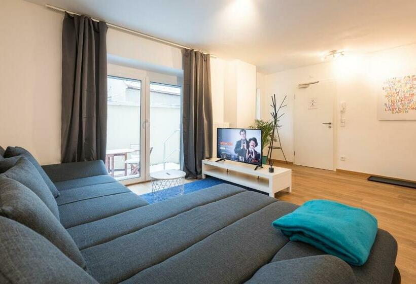 Comfort suite with terrace, Arbio I Cozy Apartments Augsburg Lechhausen