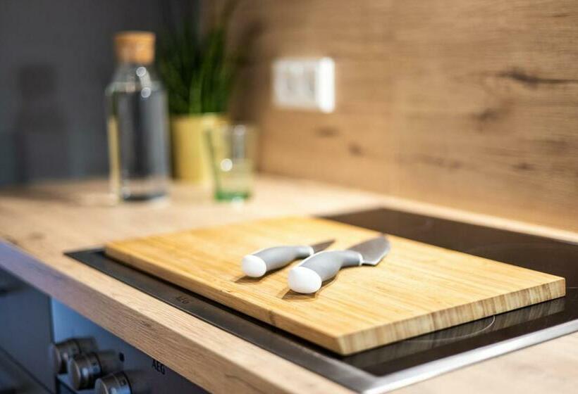 Comfort suite with terrace, Arbio I Cozy Apartments Augsburg Lechhausen