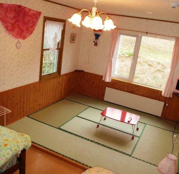 غرفة عائلية حمام مشترك, Pension Hoshi Ni Negaiwo