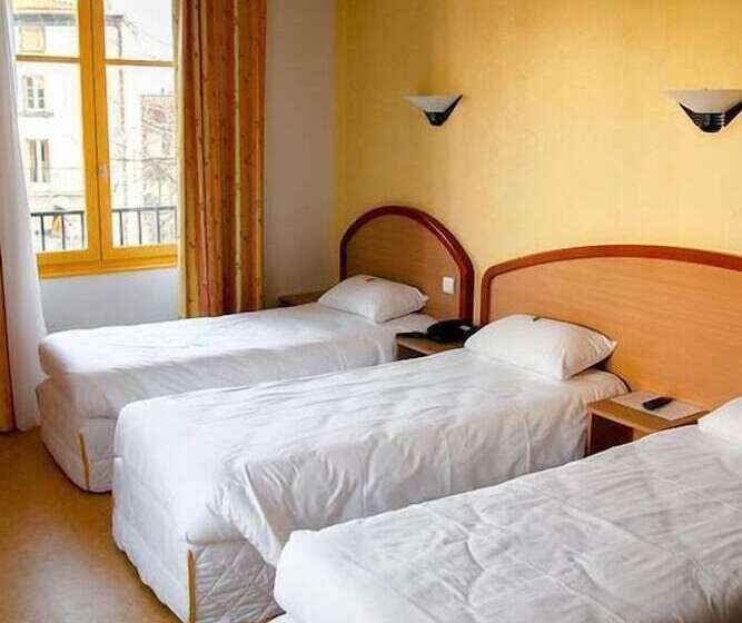 Standard 3 Pers. Værelse, Logis Hôtel Du Commerce