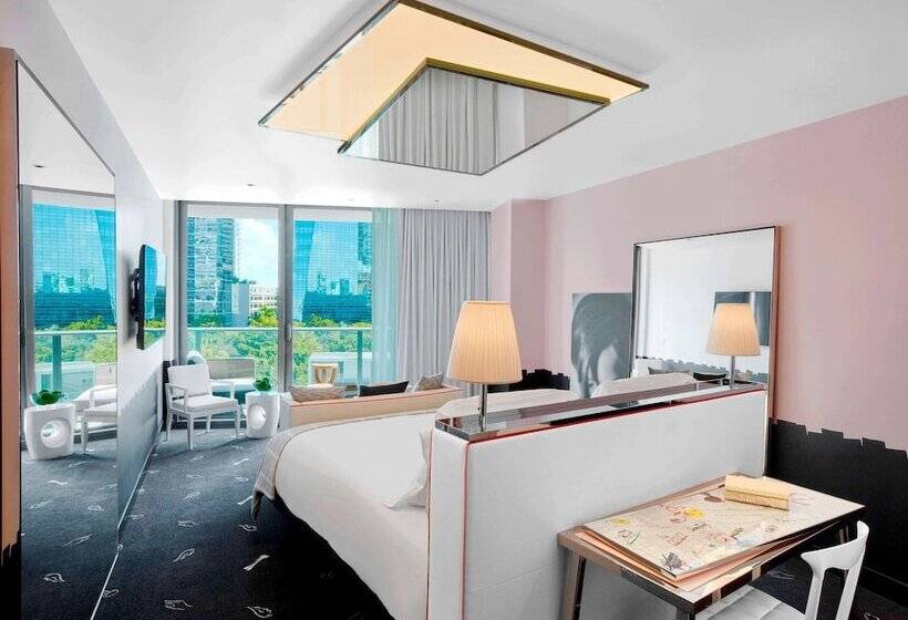 غرفة بريميوم مزودة بشُرفة, Dua Miami, Autograph Collection