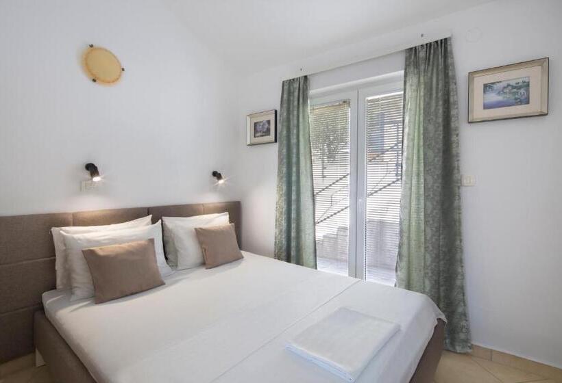 آپارتمان 1 خوابه با چشم‌انداز استخر, Spa Resort Bečići