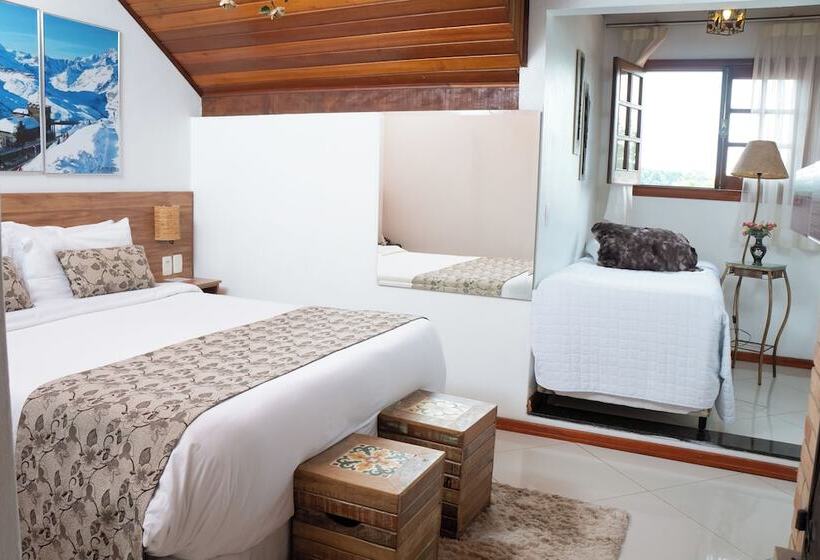 Quarto Estandar, Pousada Suiça Mineira Centro