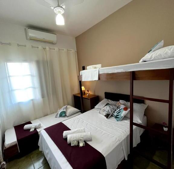 4인용 스탠다드 룸, Pousada Tribo Ubatuba