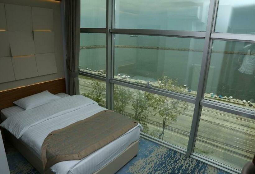 اتاق استاندارد یک نفره با چشمانداز دریا, Panorama Damla Otel