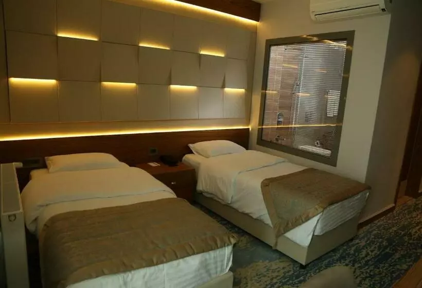 اتاق اساندارد با چشم‌انداز جانبی به دریا, Panorama Damla Otel