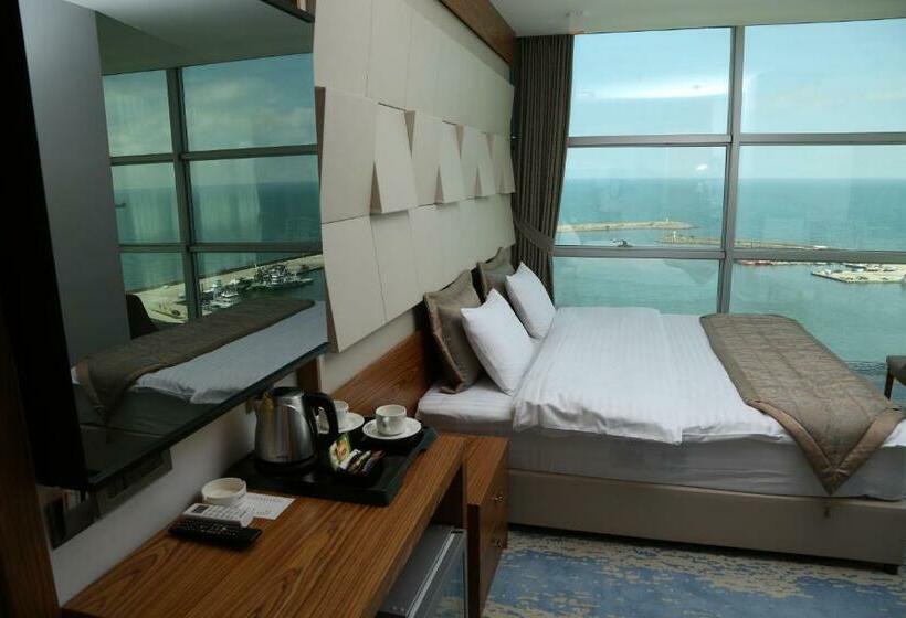 اتاق استاندارد با چشمانداز دریا, Panorama Damla Otel