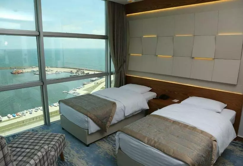 اتاق استاندارد با چشم‌انداز دریا, Panorama Damla Otel