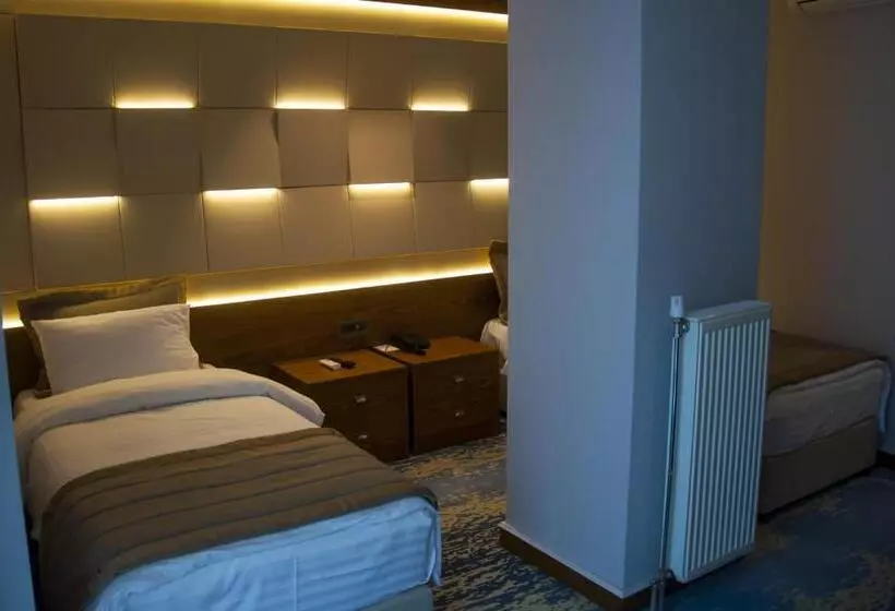 اتاق اساندارد با چشم‌انداز جانبی به دریا, Panorama Damla Otel