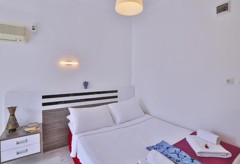 חדר סטנדרט נוף לים עם מרפסת, Antiphellos Pension Küçükçakıl