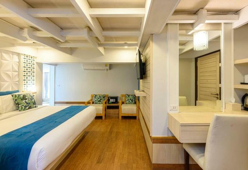 غرفة عائلية مطلّة علي البحر, Maldives Beach Resort