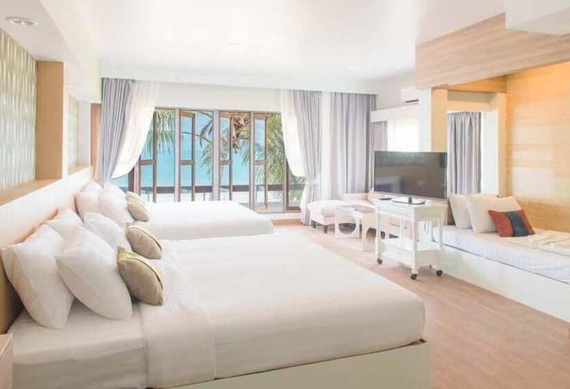 غرفة عائلية مطلّة علي البحر, Maldives Beach Resort