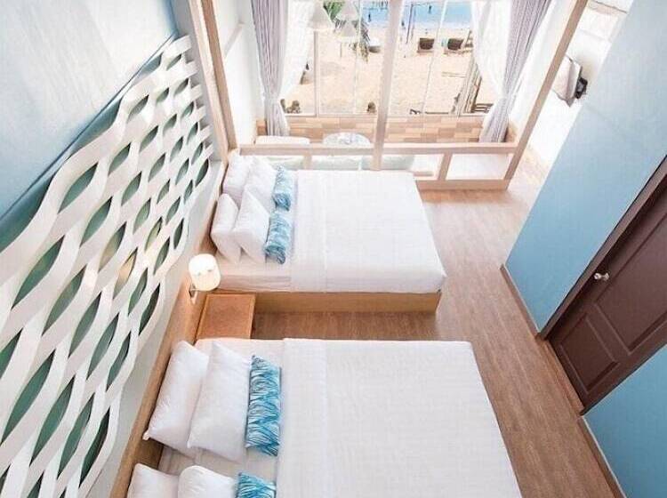 غرفة عائلية مطلّة علي البحر, Maldives Beach Resort