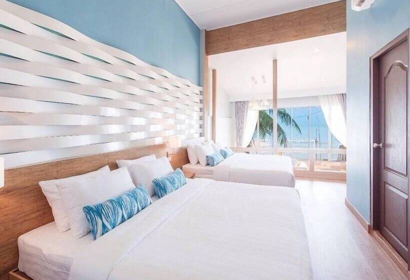 غرفة عائلية مطلّة علي البحر, Maldives Beach Resort