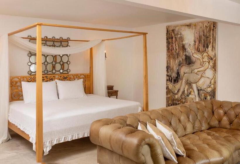 غرفة قياسية مطلّة علي البحر مزوَّدة بشُرفة, Sabrinas Haus   Adults Only