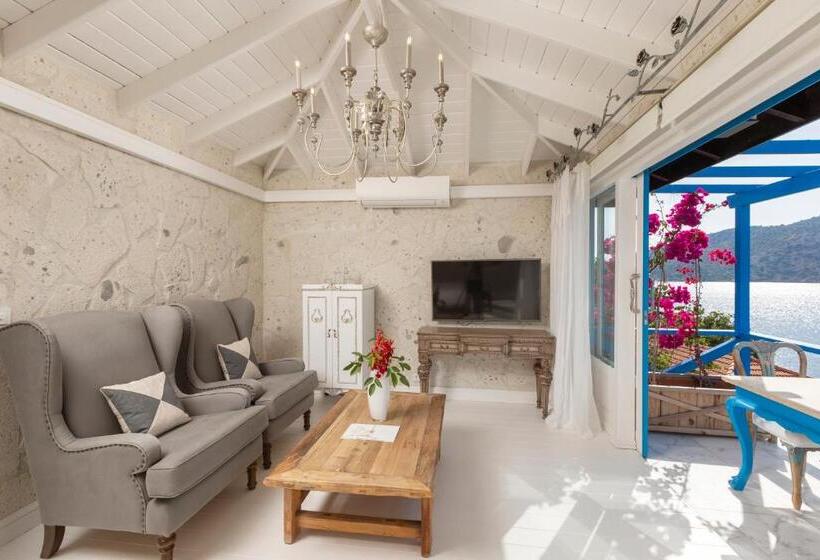 غرفة قياسية مطلّة علي البحر مزوَّدة بشُرفة, Sabrinas Haus   Adults Only