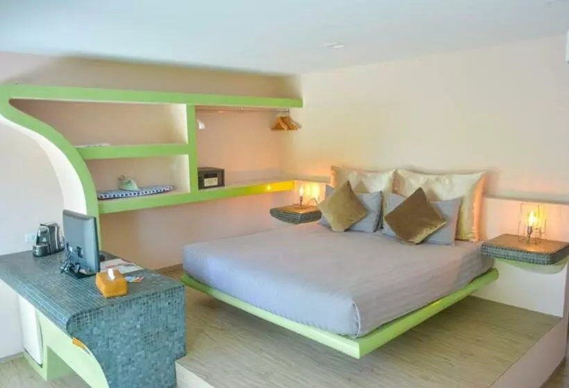 テラス付きデラックスルーム, Le Divine Comedie Beach Resort