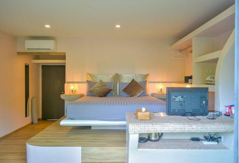 테라스 디럭스 룸, Le Divine Comedie Beach Resort