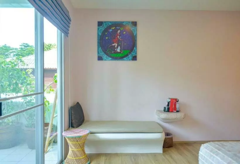 テラス付きデラックスルーム, Le Divine Comedie Beach Resort