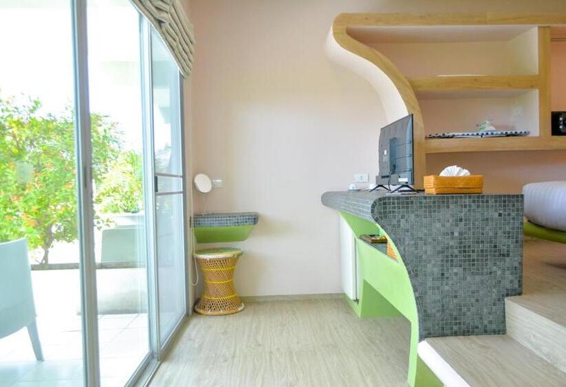 수피리어 테라스 룸, Le Divine Comedie Beach Resort