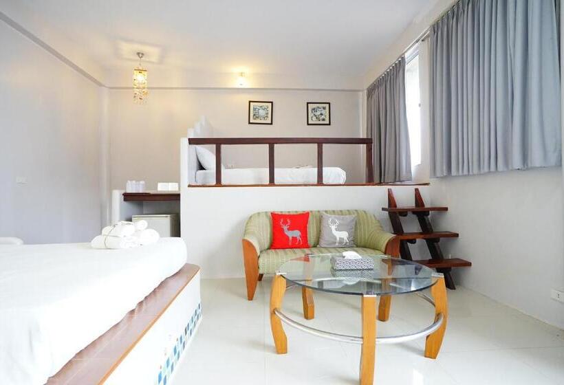 חדר משפחתי נוף לים, Seashell Village Resort