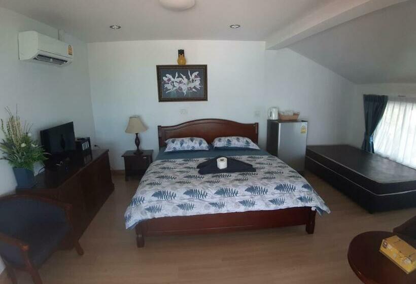 스탠다드 룸 킹사이즈 침대, Nong Nuey Rooms