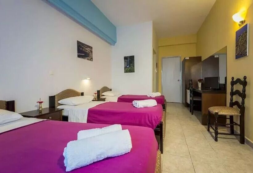 اتاق استاندارد سه تخته با چشمانداز باغ, Elefteria