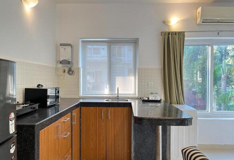 Апартаменты 1 Спальня, Rainforest Enclave, Arpora 10 Mins To Baga Beach