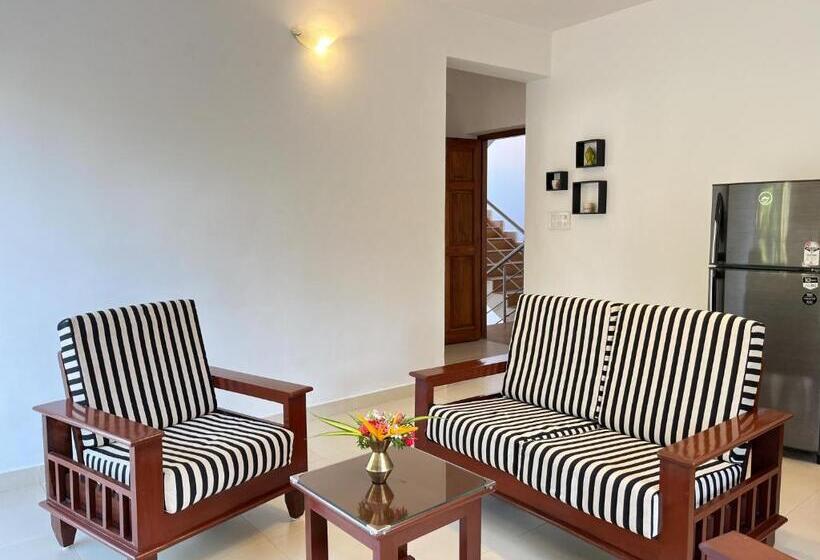Апартаменты 1 Спальня, Rainforest Enclave, Arpora 10 Mins To Baga Beach