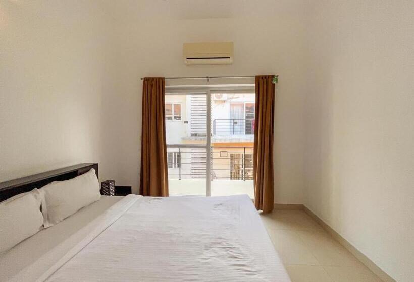 Апартаменты 2 Спальни с Террасой, Rainforest Enclave, Arpora 10 Mins To Baga Beach