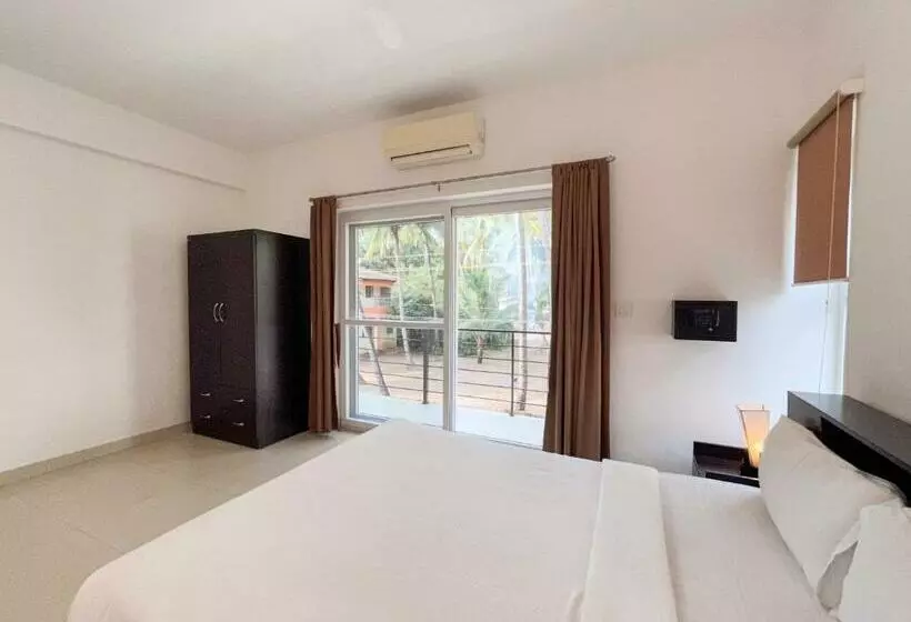 １ベッドルームアパートメント, Rainforest Enclave, Arpora   10 Mins To Baga Beach