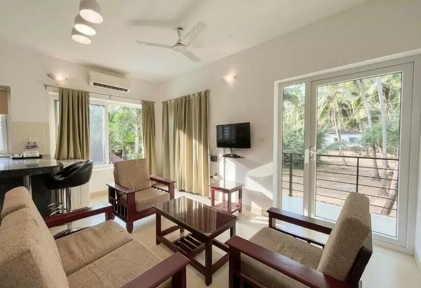 １ベッドルームアパートメント, Rainforest Enclave, Arpora   10 Mins To Baga Beach