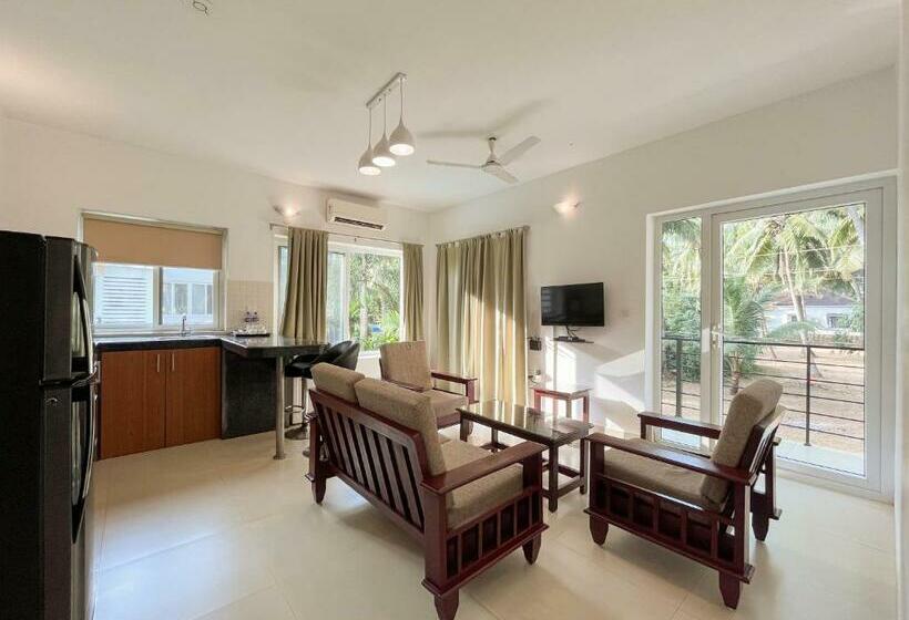 Апартаменты 1 Спальня, Rainforest Enclave, Arpora 10 Mins To Baga Beach