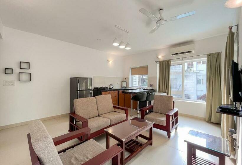 带1个卧室的公寓, Rainforest Enclave, Arpora   10 Mins To Baga Beach