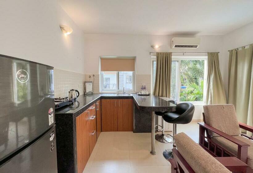 Апартаменты 1 Спальня, Rainforest Enclave, Arpora 10 Mins To Baga Beach