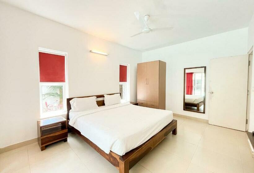 Апартаменты 1 Спальня Вид на Бассейн, Rainforest Enclave, Arpora 10 Mins To Baga Beach