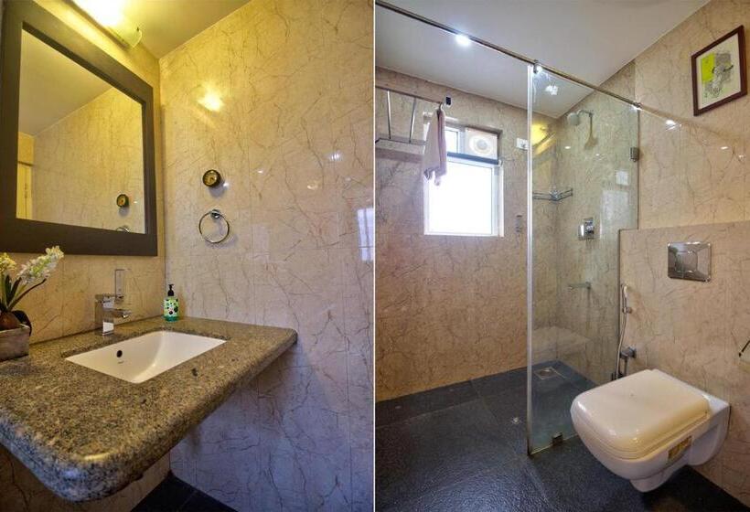 Апартаменты 1 Спальня Вид на Бассейн, Rainforest Enclave, Arpora 10 Mins To Baga Beach