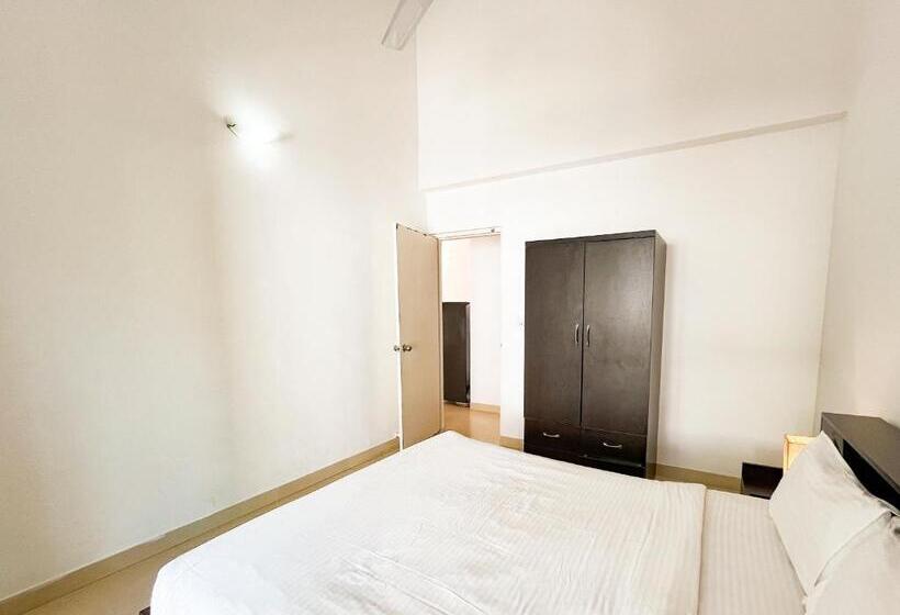 Апартаменты 2 Спальни с Террасой, Rainforest Enclave, Arpora 10 Mins To Baga Beach