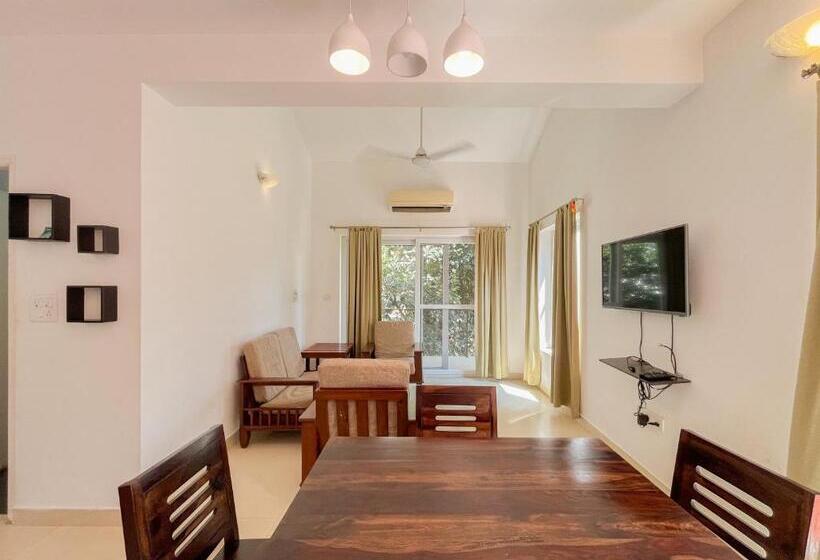 带露台两卧公寓, Rainforest Enclave, Arpora   10 Mins To Baga Beach