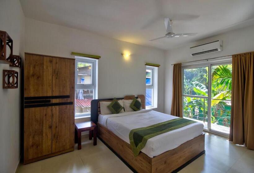 Апартаменты 2 спальни Вид на Бассейн, Rainforest Enclave, Arpora 10 Mins To Baga Beach