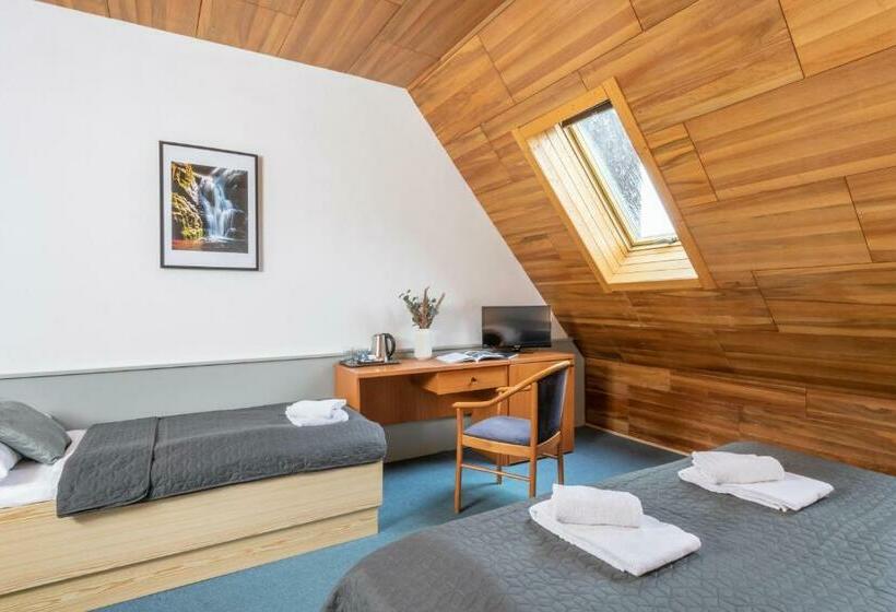 غرفة قياسية ثلاثية, Wellness Hotel šedý Vlk