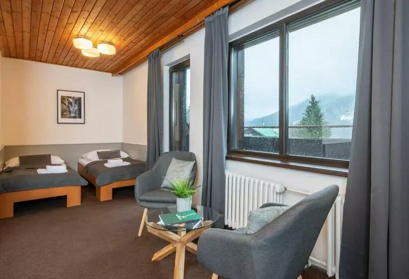 اتاق استاندارد با بالکن, Wellness Hotel šedý Vlk