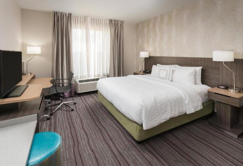 带大床的标准间, Fairfield Inn & Suites By Marriott Chicago Schaumburg